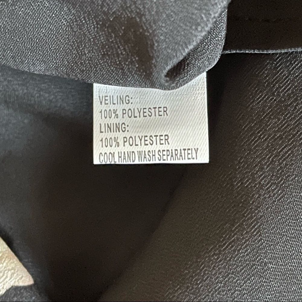 LADAKH Monique black floral mini dress, long sleeve, cut out back, size 4 - Picture 6 of 15